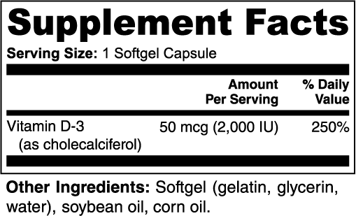 Pure Vitamin D3