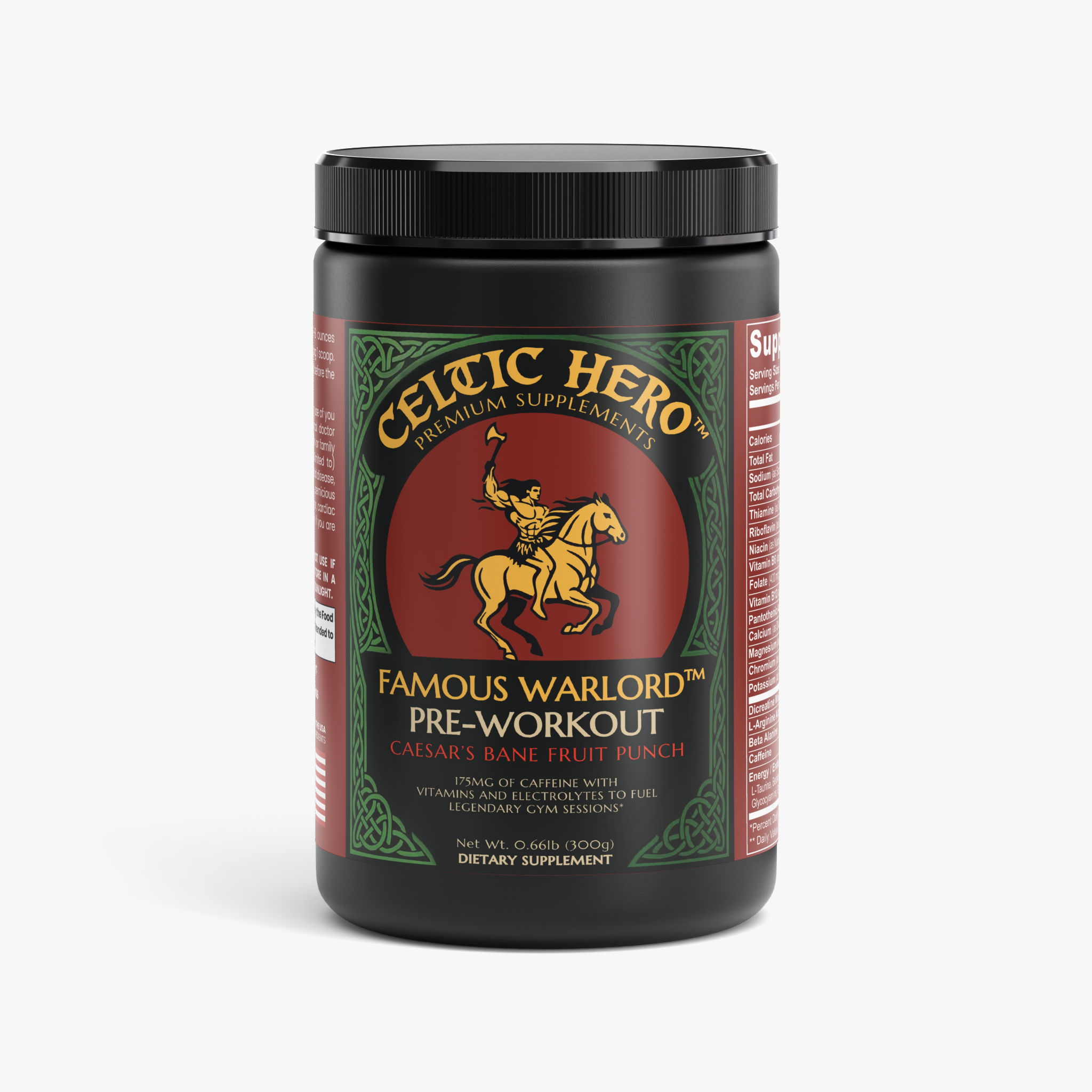 Famous Warlord Pre-Workout (Fruit Punch)